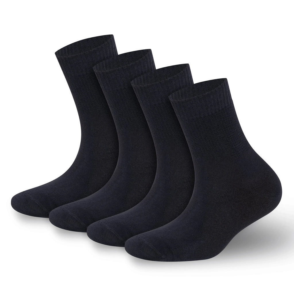 Men’s & Women’s Bamboo Diabetic Ankle Socks 4-Pack