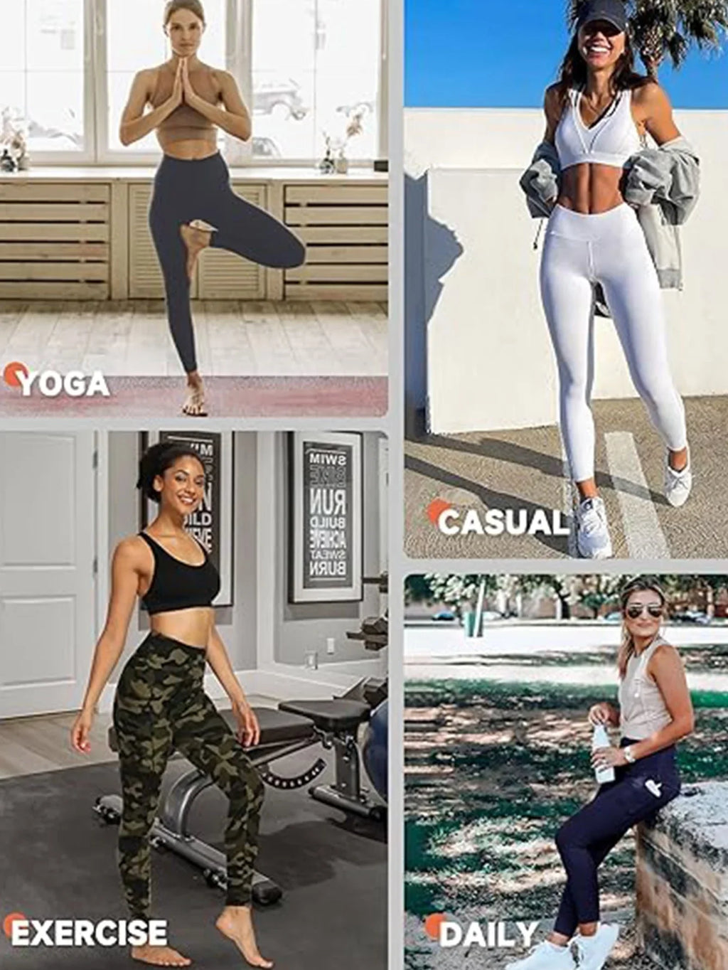 Cropped High-Rise Leggings – Sky Blue Print Workout Pants