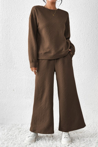 Victoria Elegant Textured Two Piece Sets