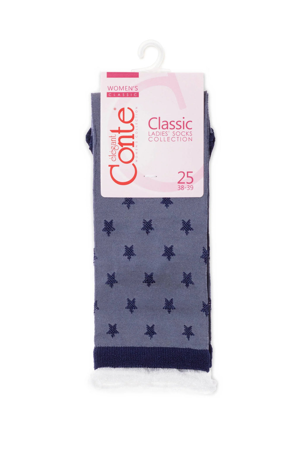 Conte Socks Classic - 491 Decorative Transparent Mesh