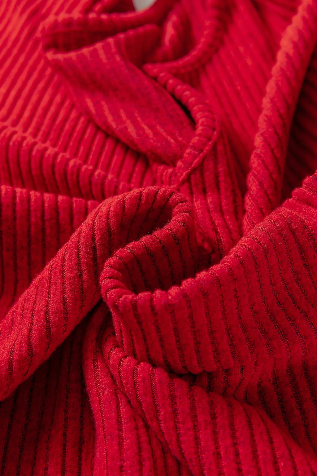Rosaly Ribbed Knit Long Sleeve Two Piece Set