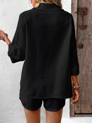 Renata Pretty Button Detail Two Piece Sets