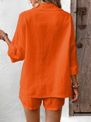 Renata Pretty Button Detail Two Piece Sets