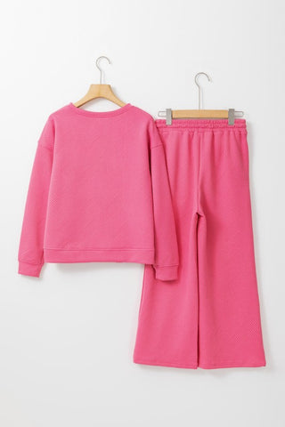 Victoria Elegant Textured Two Piece Sets