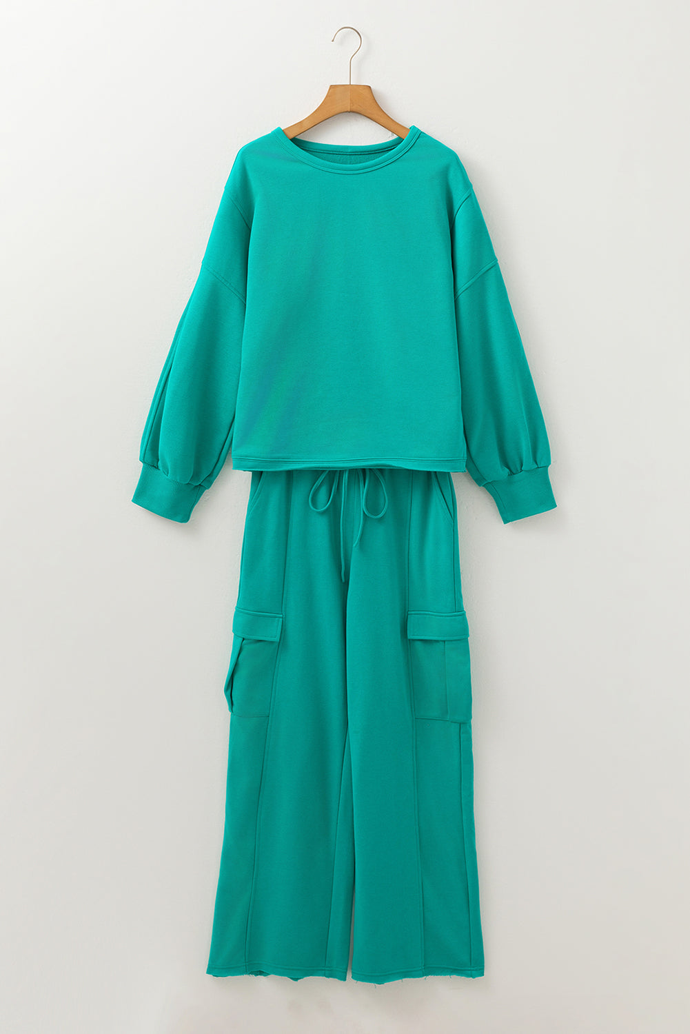 Arianna Solid Patchwork Two Piece Sets