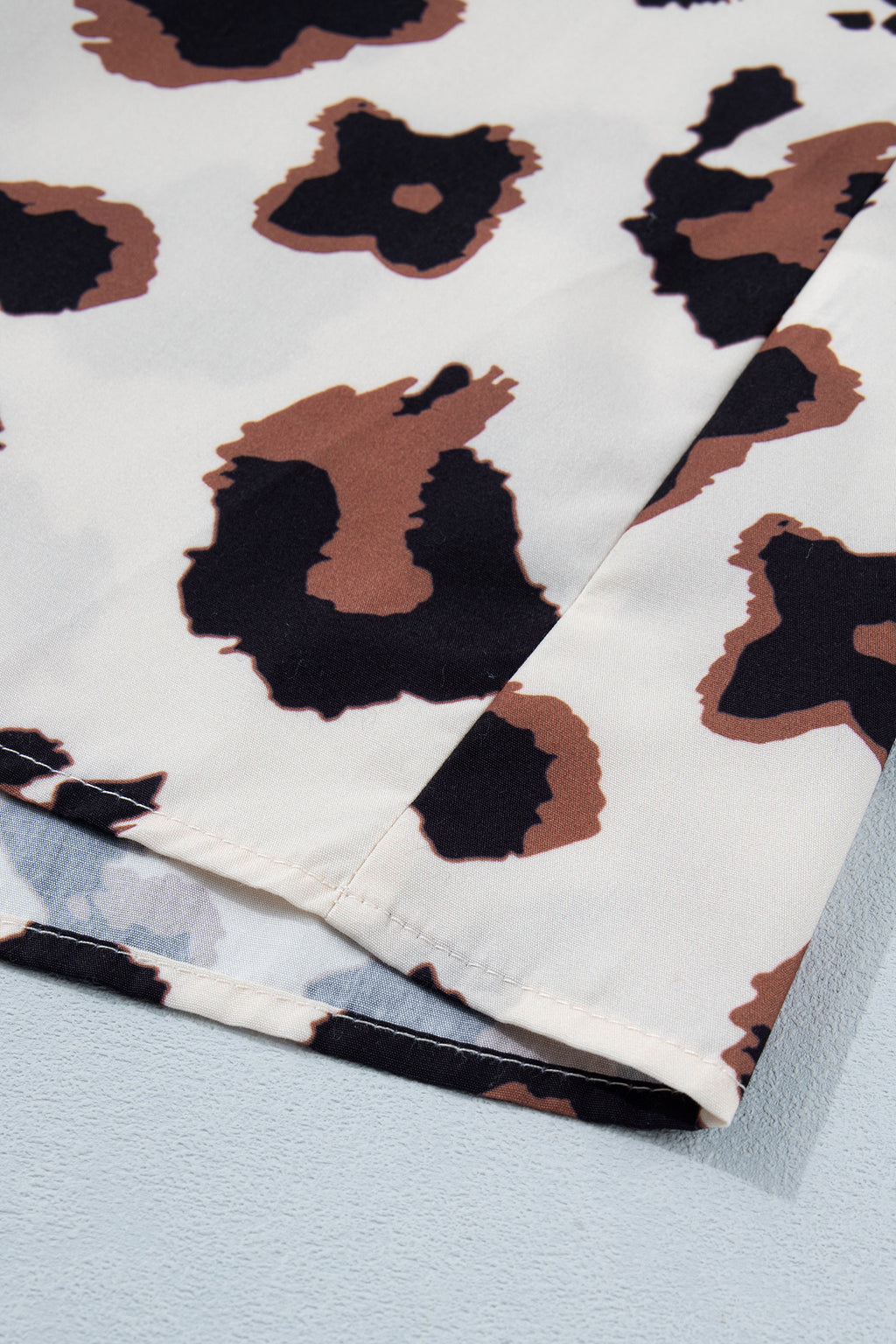 Leopard Ruffle Sleeve Summer