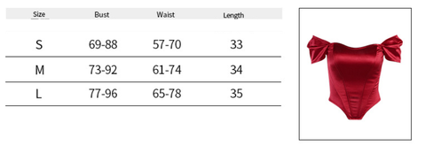 Waist Tube Women Satin off-Shoulder Corset