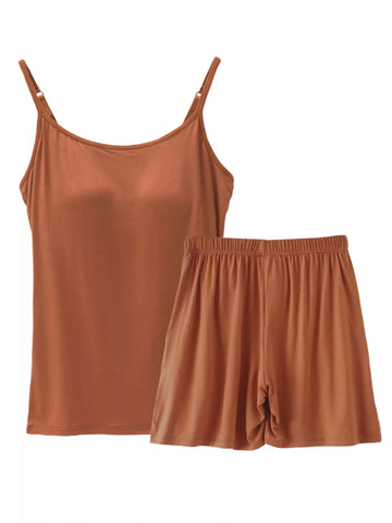 Ximena Modal Adjustable Strap Padded Two Piece Sets
