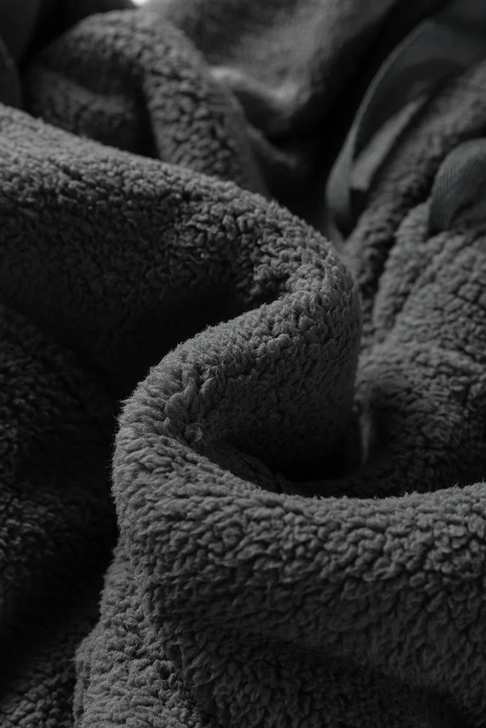 Lauren Fuzzy Drawstring and Lounge Two Piece Set