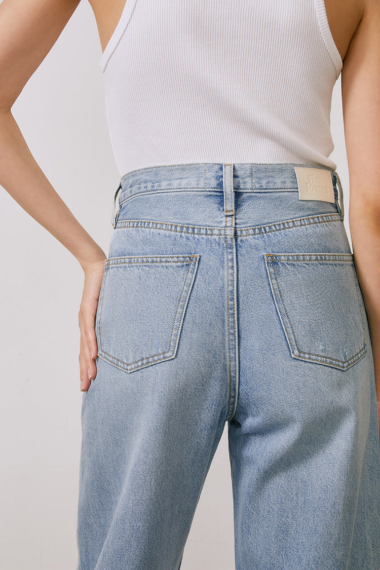 Queens Of Noise High Rise Barrel Jeans