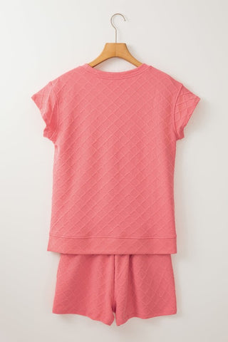 Rosaura Checker Textured Two Piece Sets