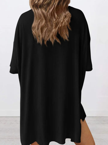 Dinora Full Size Oversized Round Neck Two Piece Sets