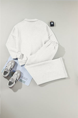 Belen Solid Zip-Up Drawstring Two Piece Sets