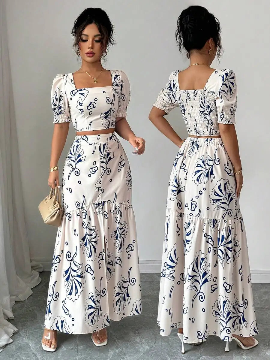 Karla Elegant Long Casual Matching Two Piece Sets