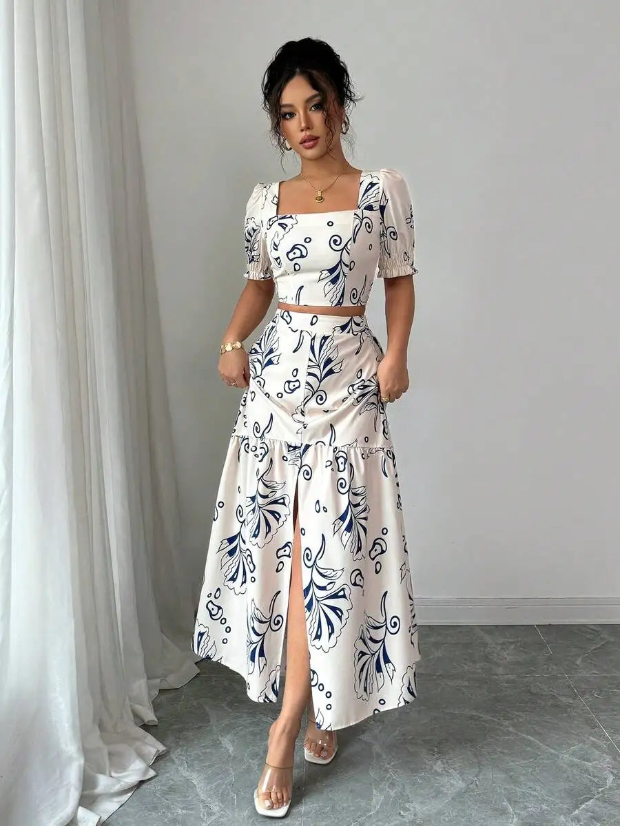 Karla Elegant Long Casual Matching Two Piece Sets