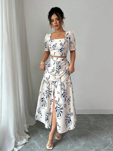 Karla Elegant Long Casual Matching Two Piece Sets