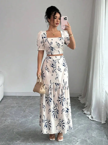 Karla Elegant Long Casual Matching Two Piece Sets