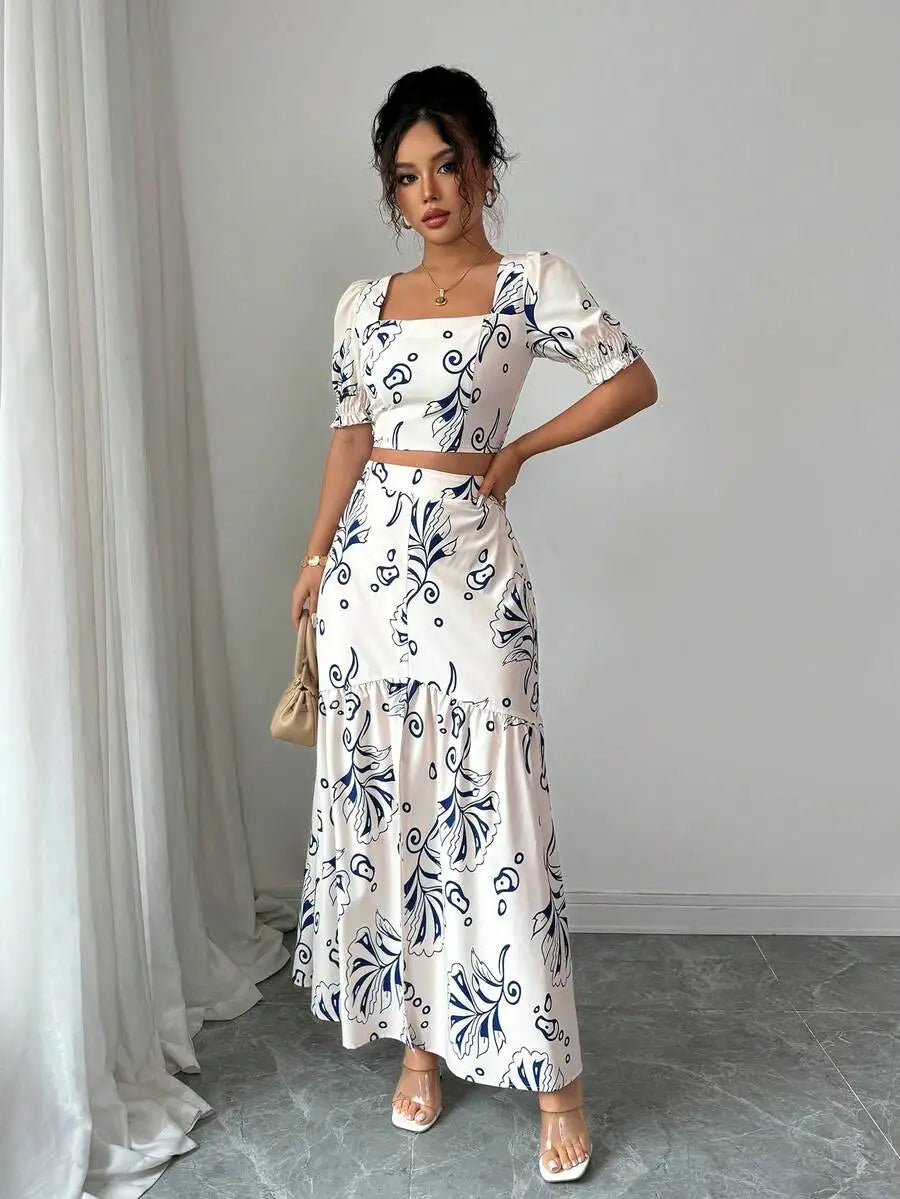 Karla Elegant Long Casual Matching Two Piece Sets