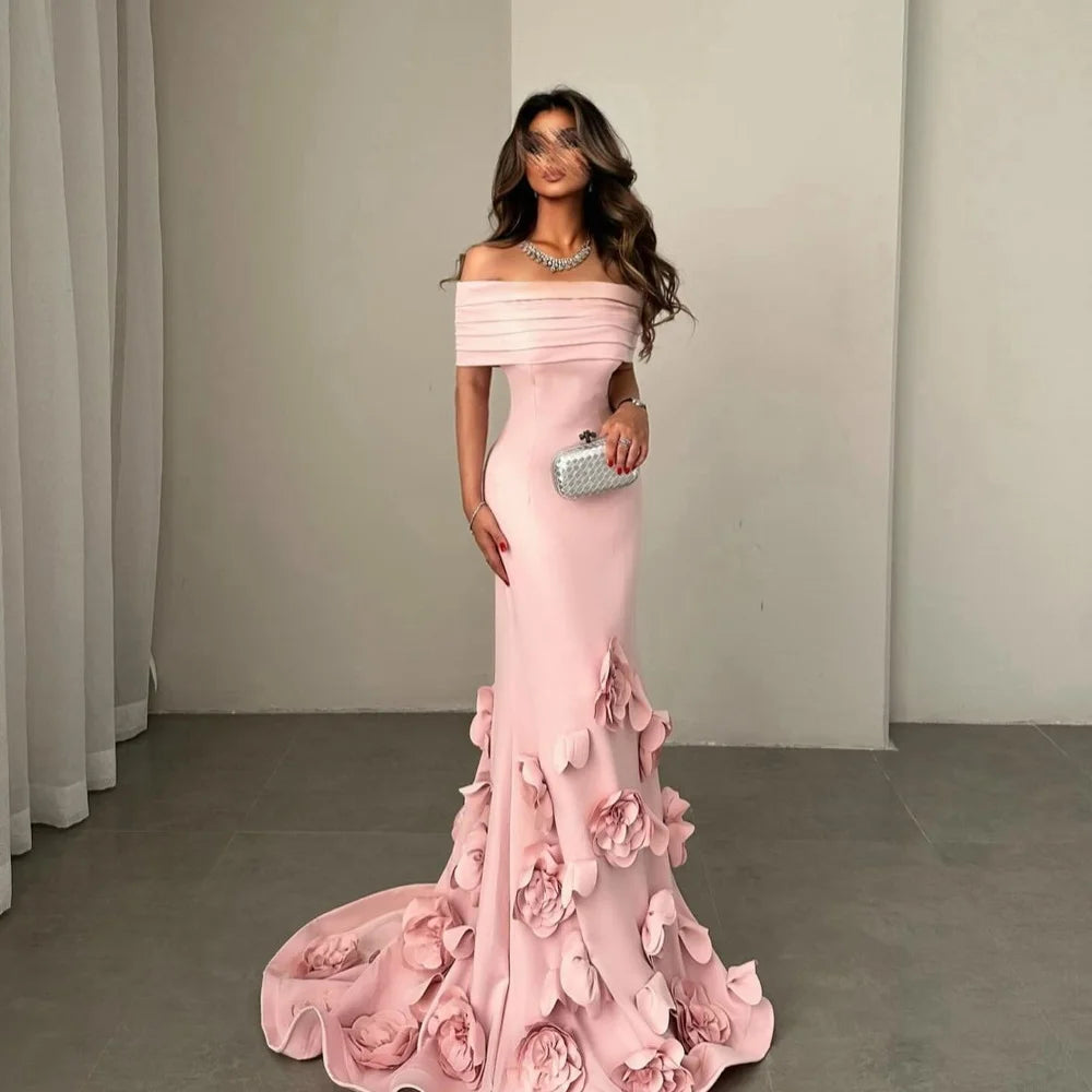 Ramsey Off the Shoulder Mermaid Sexy Customized Prom Dress