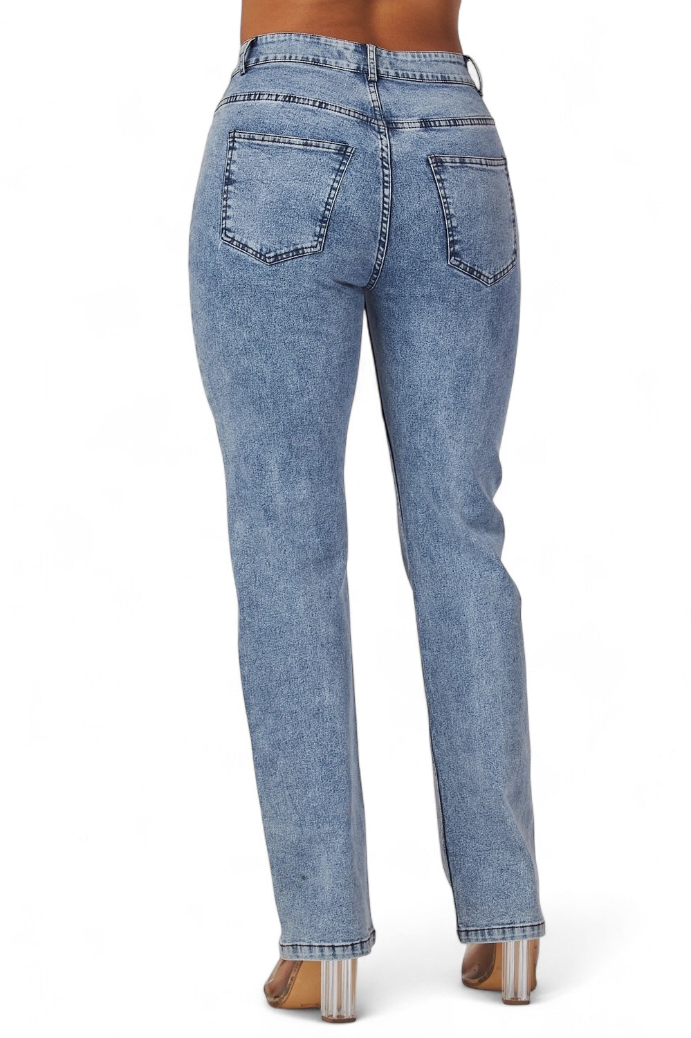 Emmiebree Letter Patch Denim Modern Jean