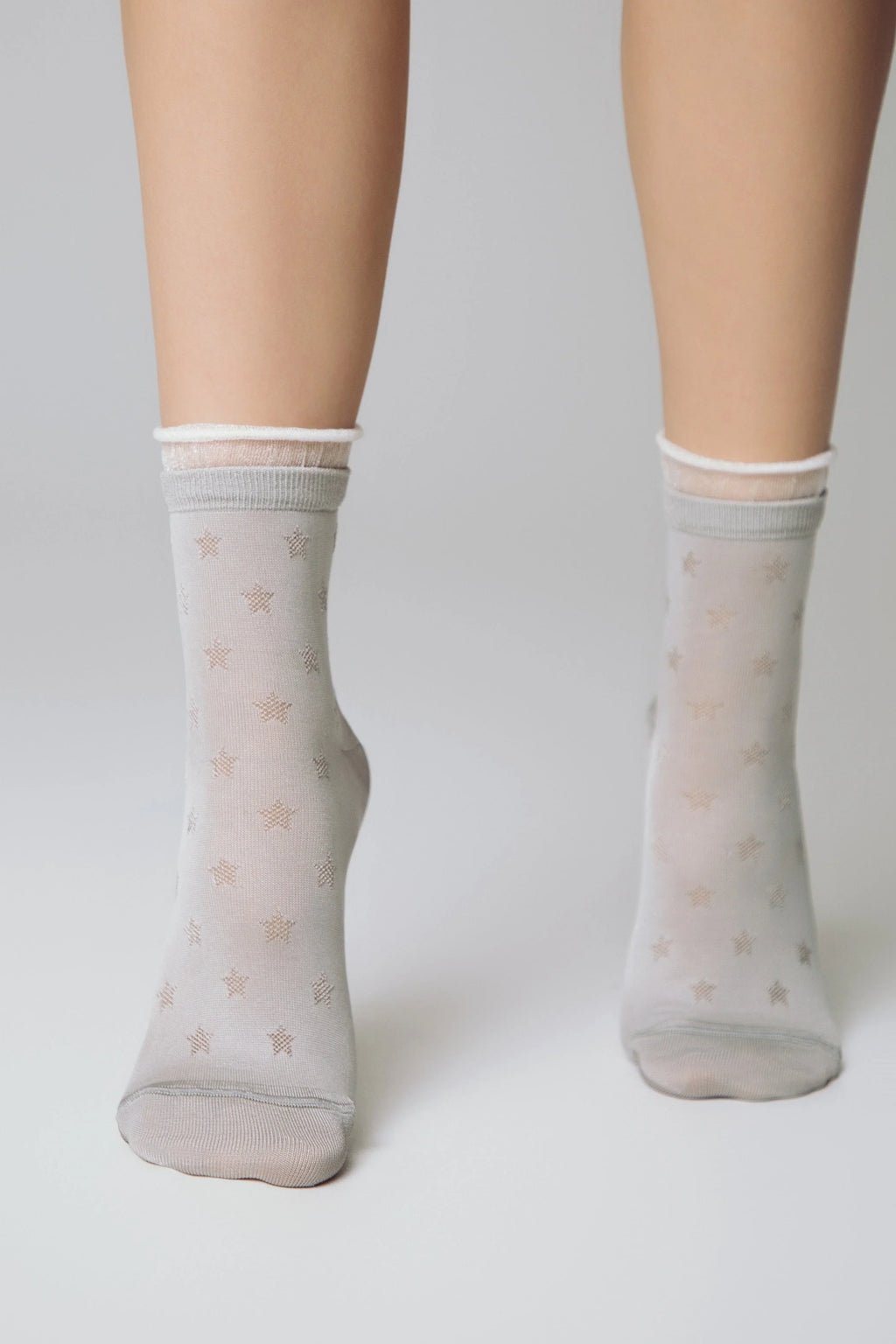Conte Socks Classic - 491 Decorative Transparent Mesh