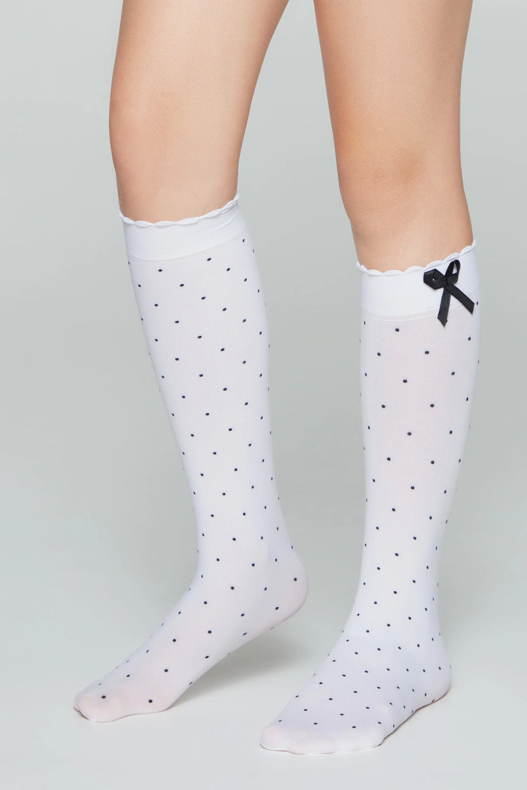 Conte Knee-Highs for girls Evie 50 Den - Decorative Bow