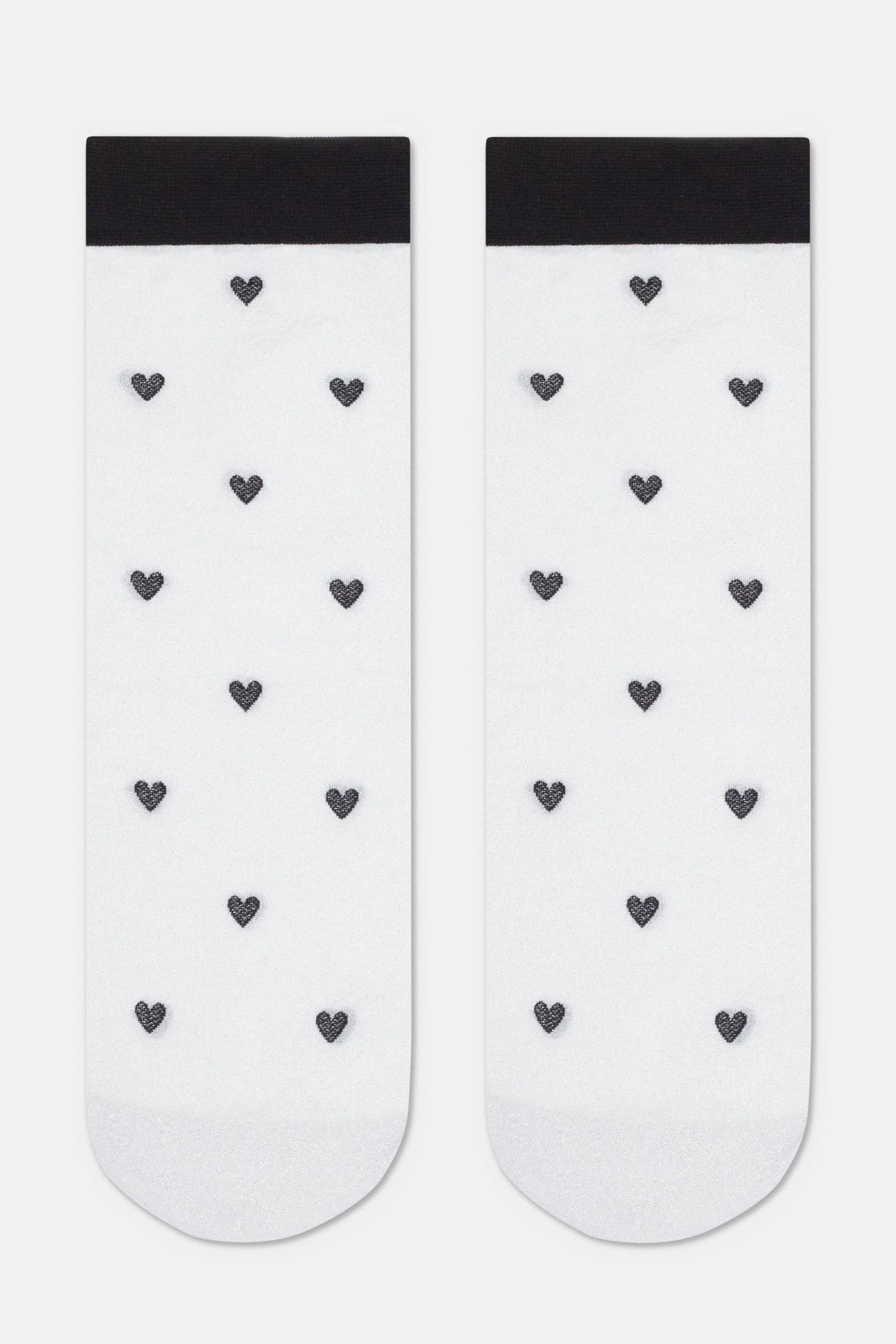Shimmering Socks Conte Fantasy - "Hearts" Designs