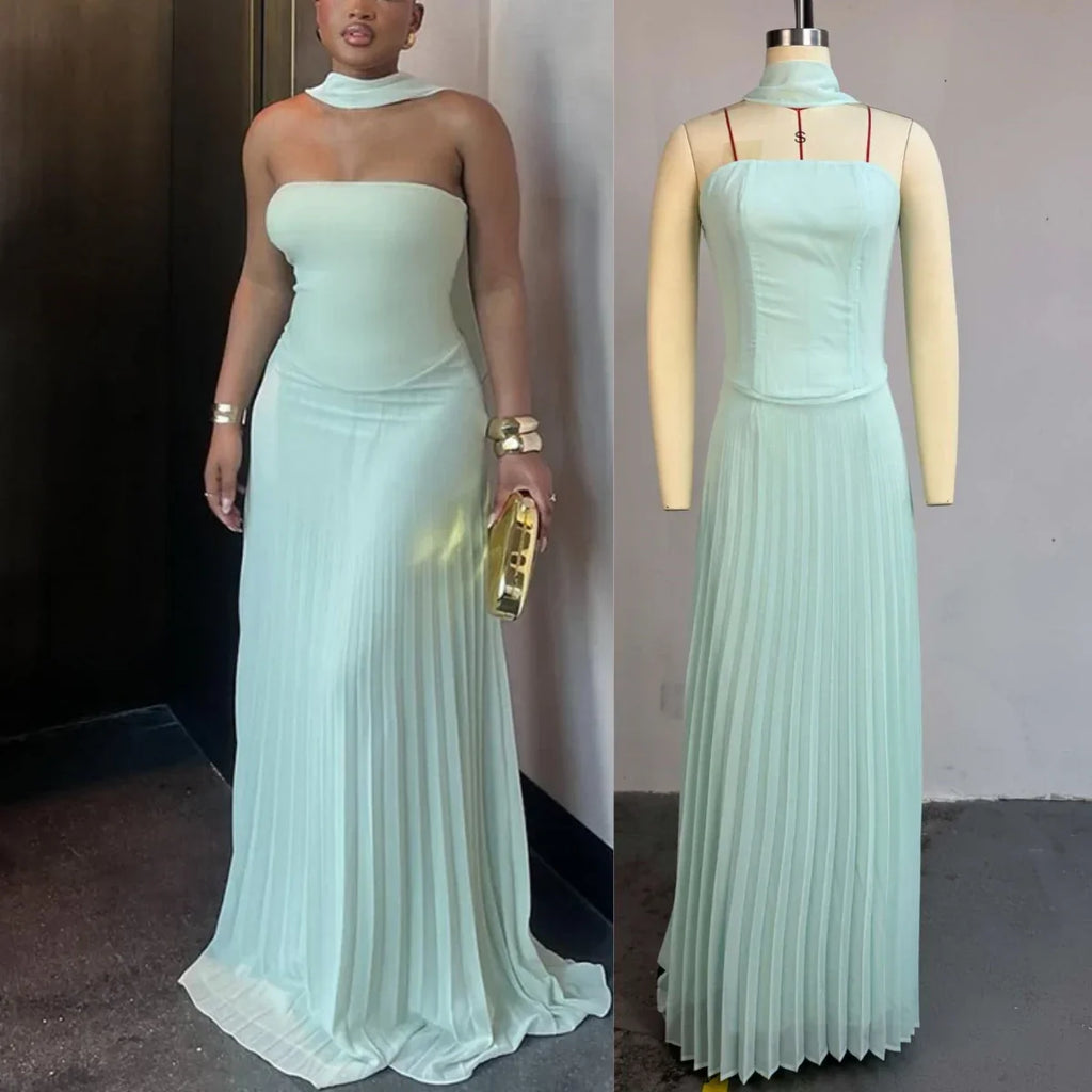 Upperglade Elegant Clothing Boutique Sleeveless Long Maxi Dress