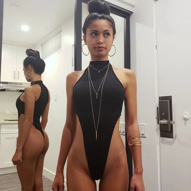 Stonebridge Sexy High Street Neon Bodysuits Summer Colorful Sleevelss Backless Tops