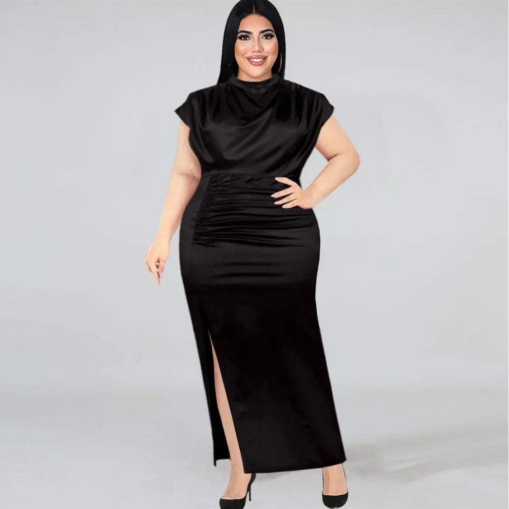 Richmond Sexy High Collar Temperament Slim Fit High Waist Evening Dress