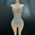 Fallingwater Elegant Sleeveless Sexy Fancy Girls Hand Made Mini Dresses