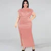 Richmond Sexy High Collar Temperament Slim Fit High Waist Evening Dress