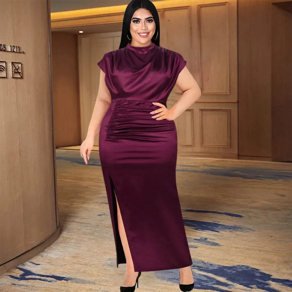 Richmond Sexy High Collar Temperament Slim Fit High Waist Evening Dress