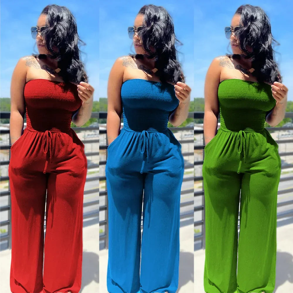 Sunset Tube Wide Fashion Casual Loose