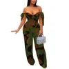 Kingston Solid Vintage Embroidered Drawstring Strapless Wide Leg Two Piece Set