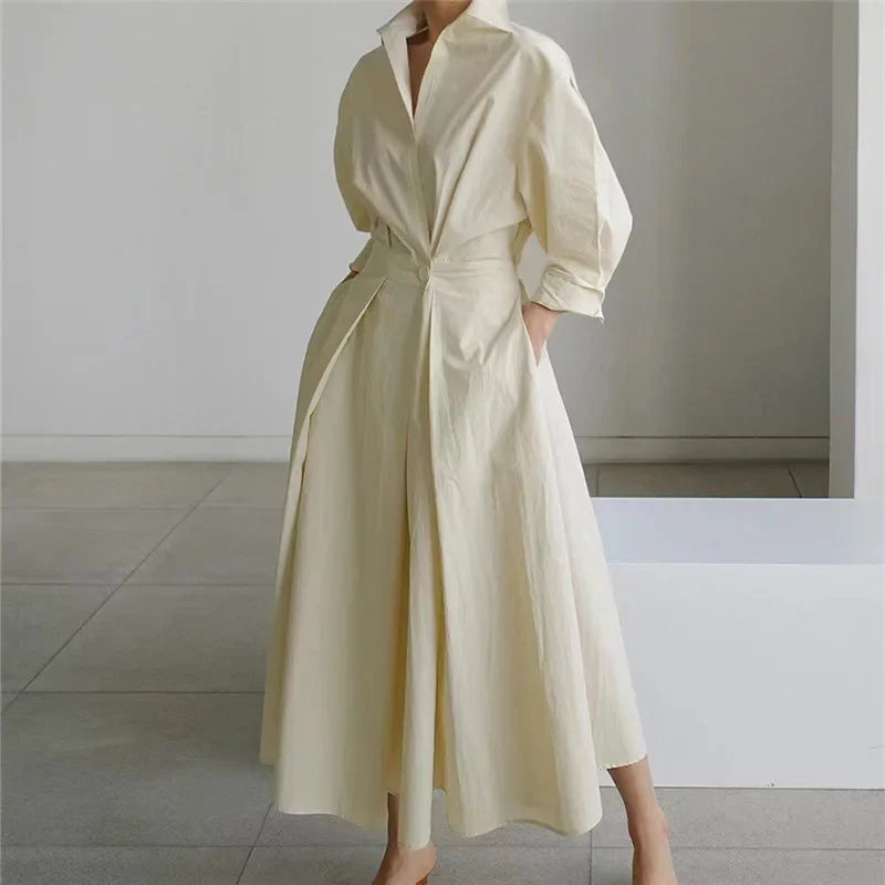 Sutton Manor Casual Long Sleeve Elastic Waist Printed