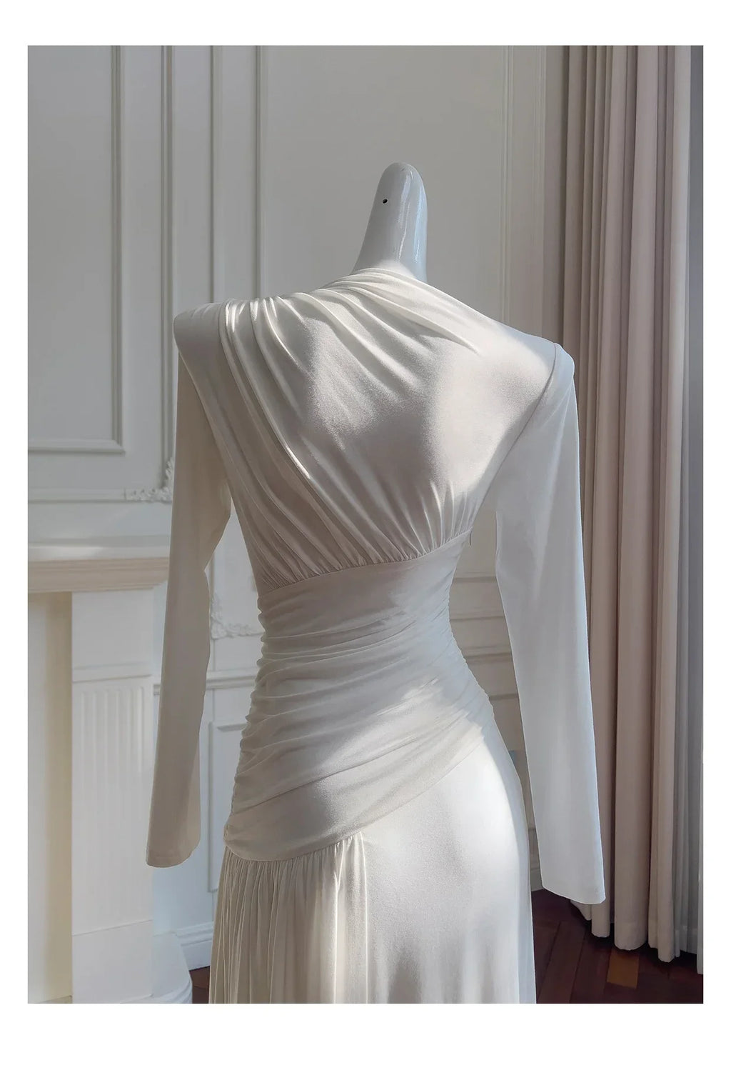 Helvetia Elegant Casual Solid Color Simple Loose Long Ladies Stunnig Dress