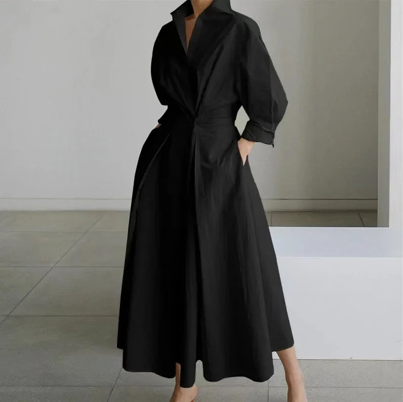 Sutton Manor Casual Long Sleeve Elastic Waist Printed