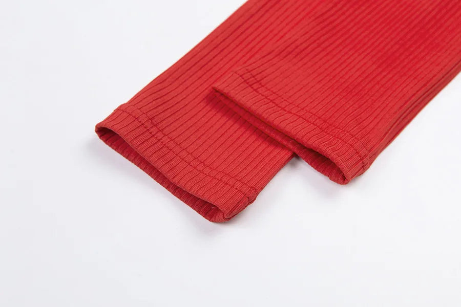 Marte Club Fashion Long Sleeve Off Shoulder Solid Color Blouse