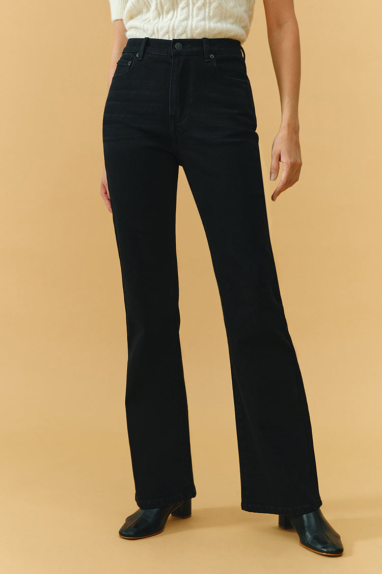 Barbara High Rise Bootcut Zip Fly Jeans