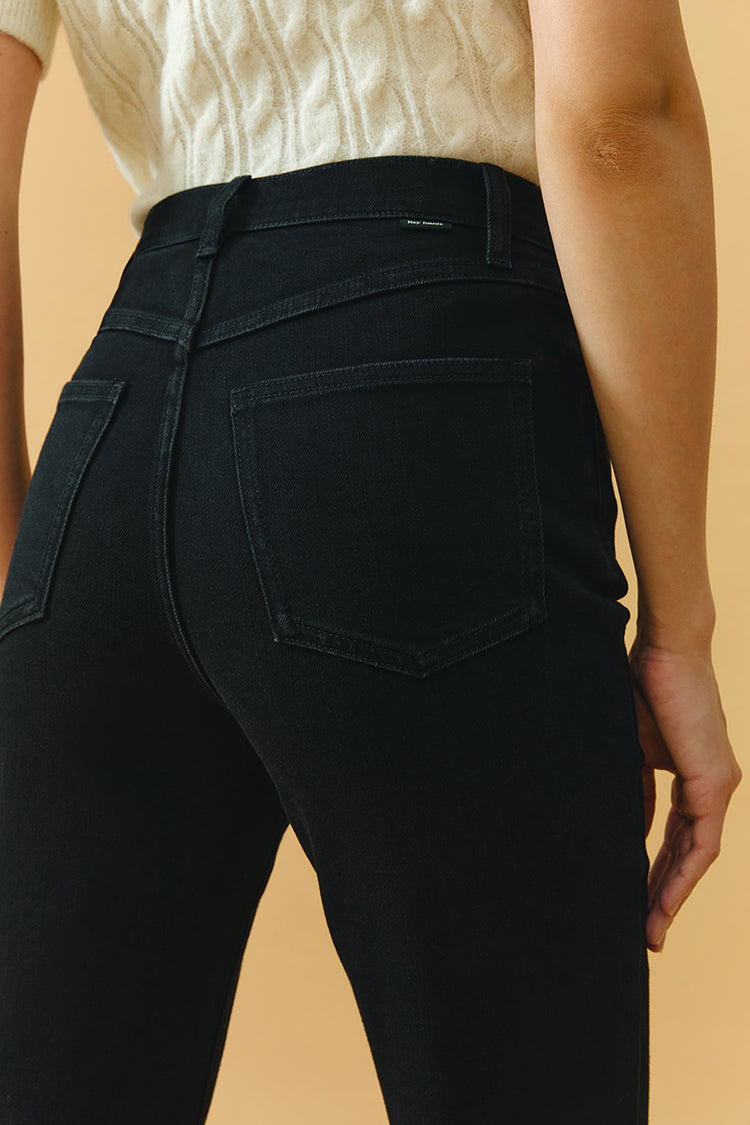 Barbara High Rise Bootcut Zip Fly Jeans
