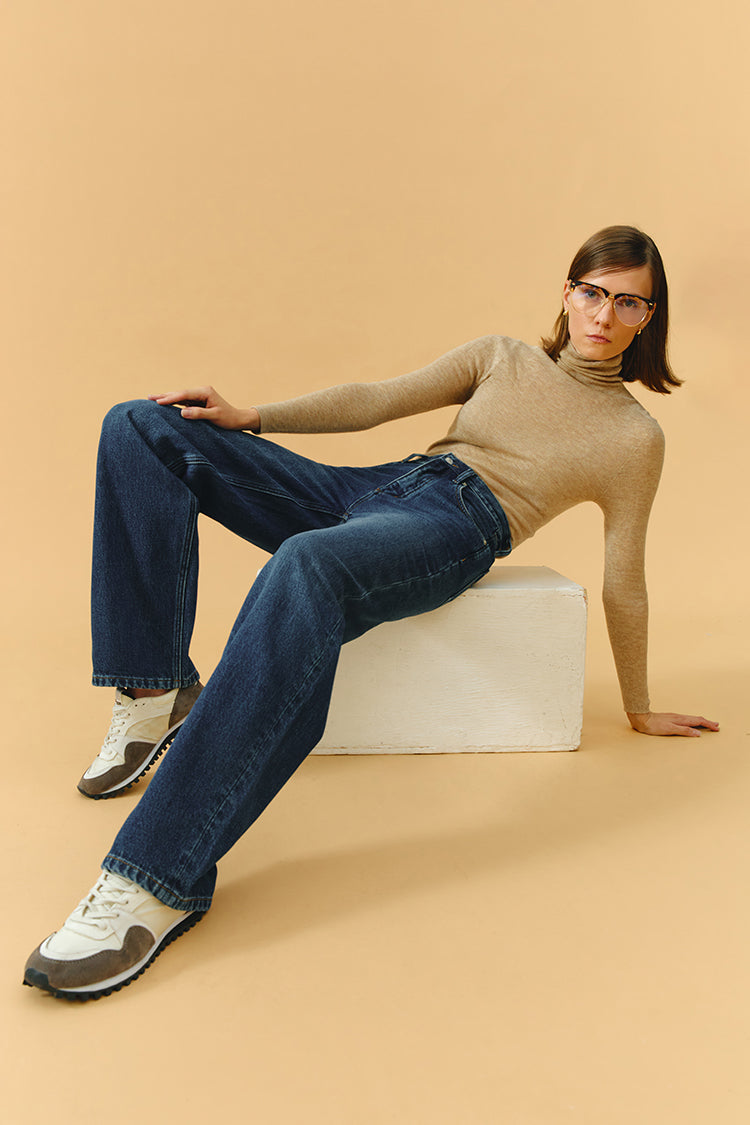 Coney Island Whitefish High Rise Wide Jeans