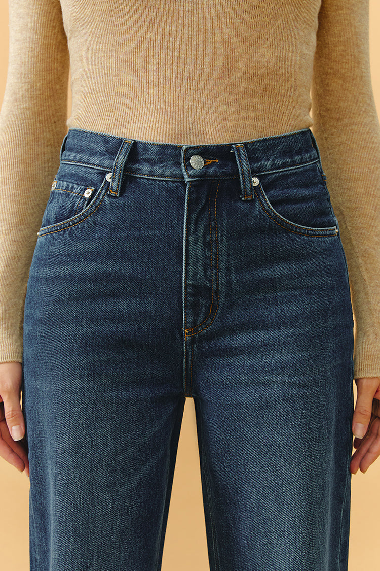 Coney Island Whitefish High Rise Wide Jeans