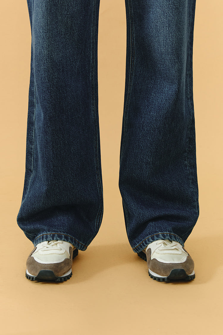 Coney Island Whitefish High Rise Wide Jeans