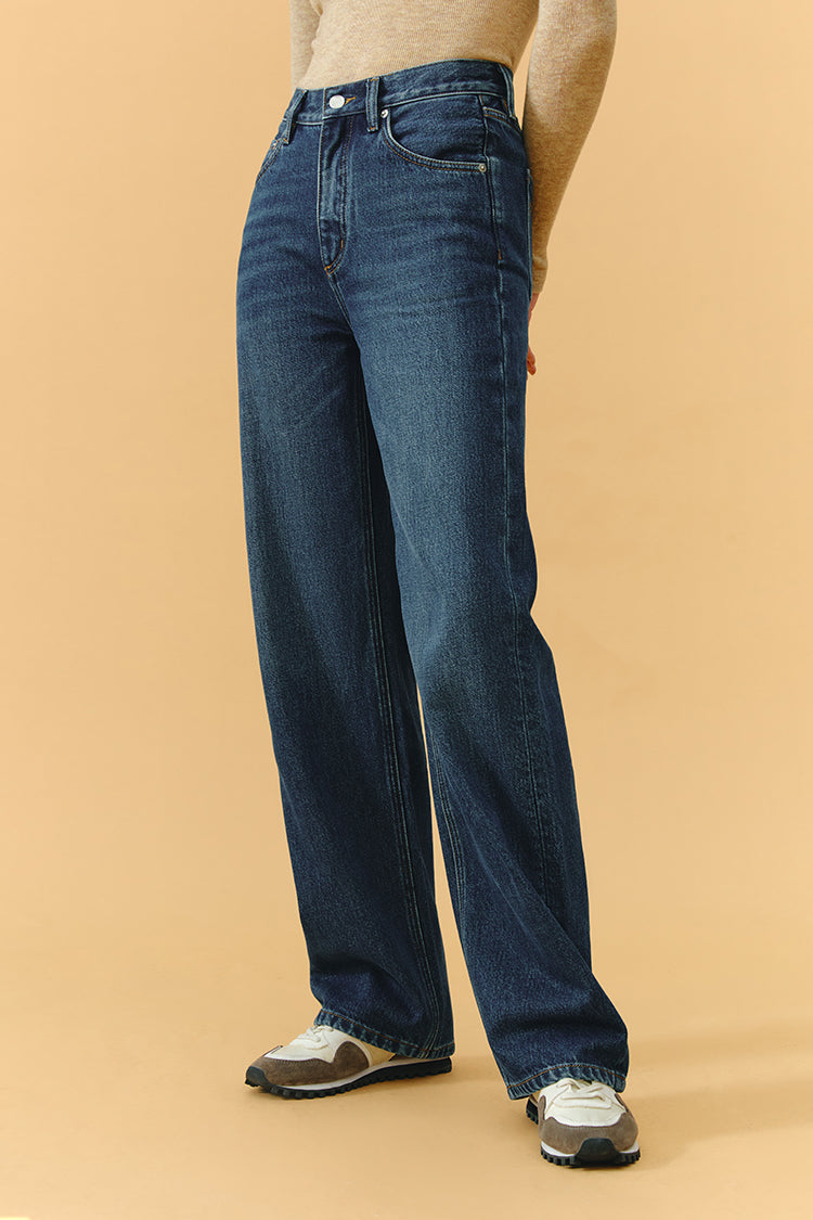 Coney Island Whitefish High Rise Wide Jeans