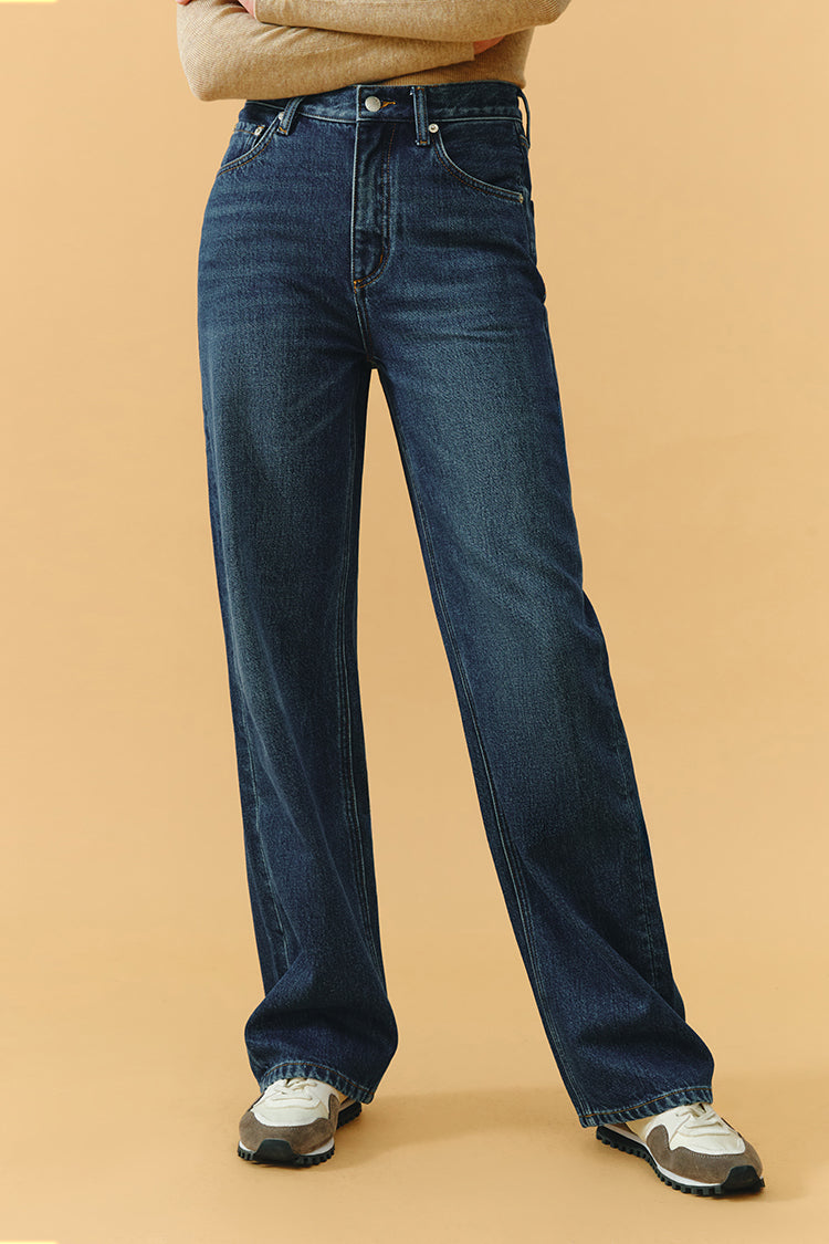 Coney Island Whitefish High Rise Wide Jeans