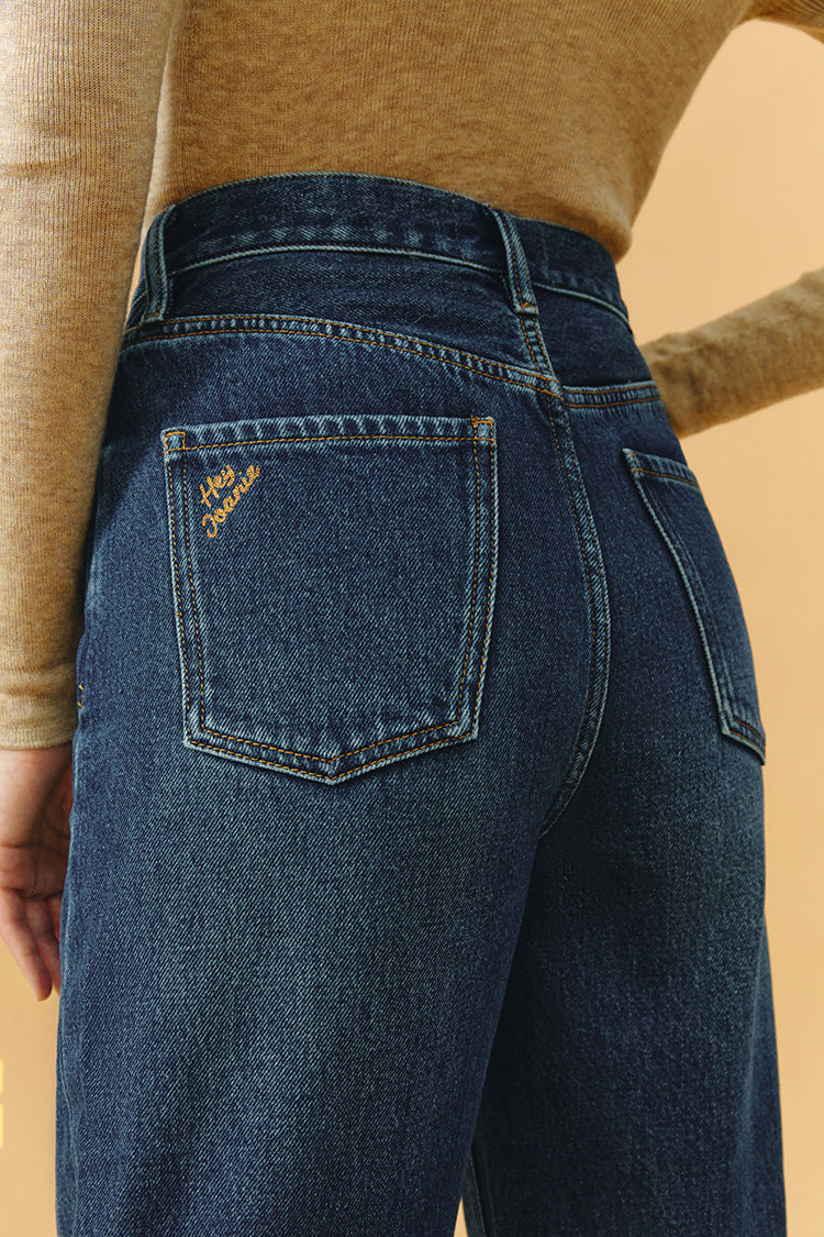 Coney Island Whitefish High Rise Wide Jeans