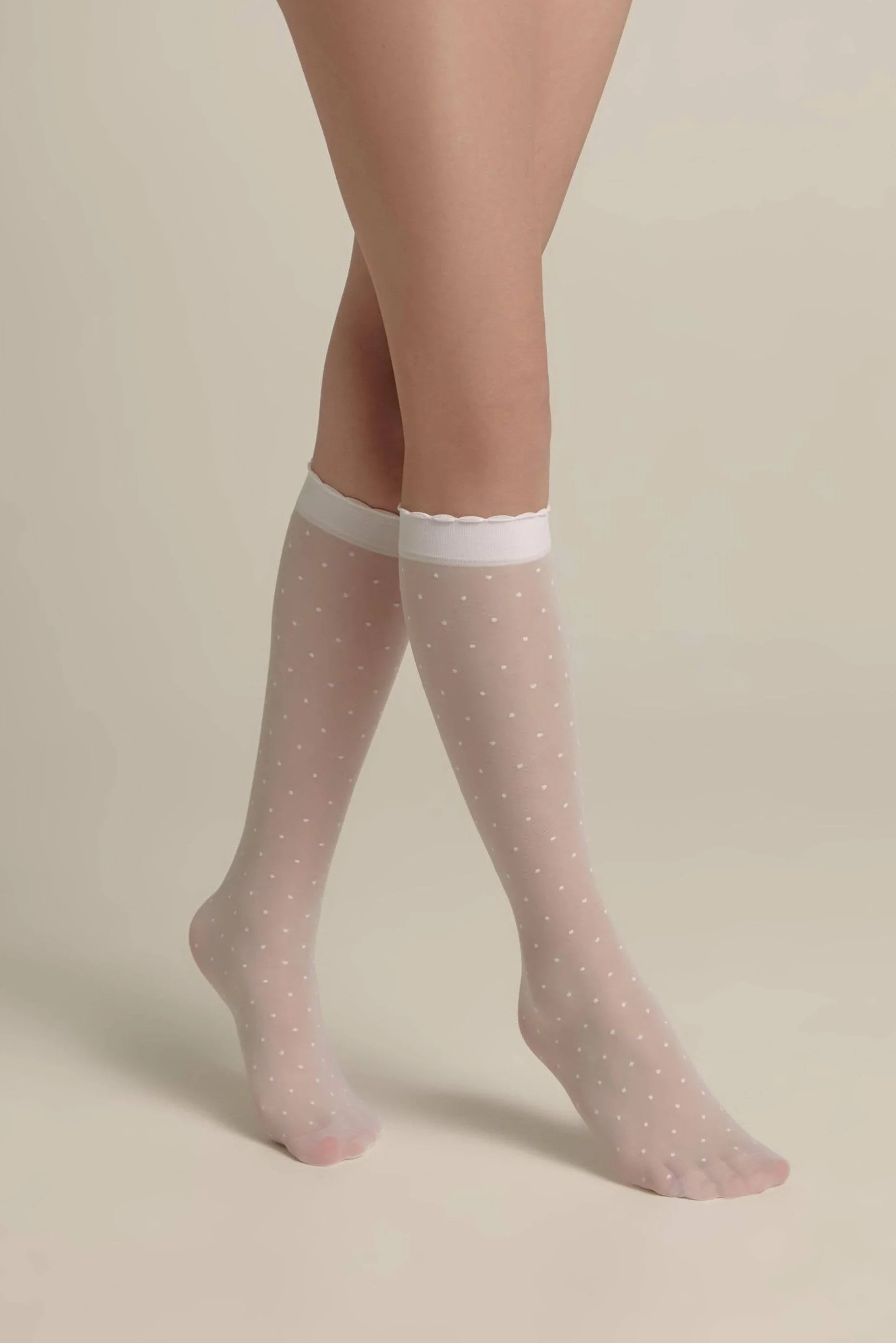 Conte Knee-Highs for girls Dots 20 Den