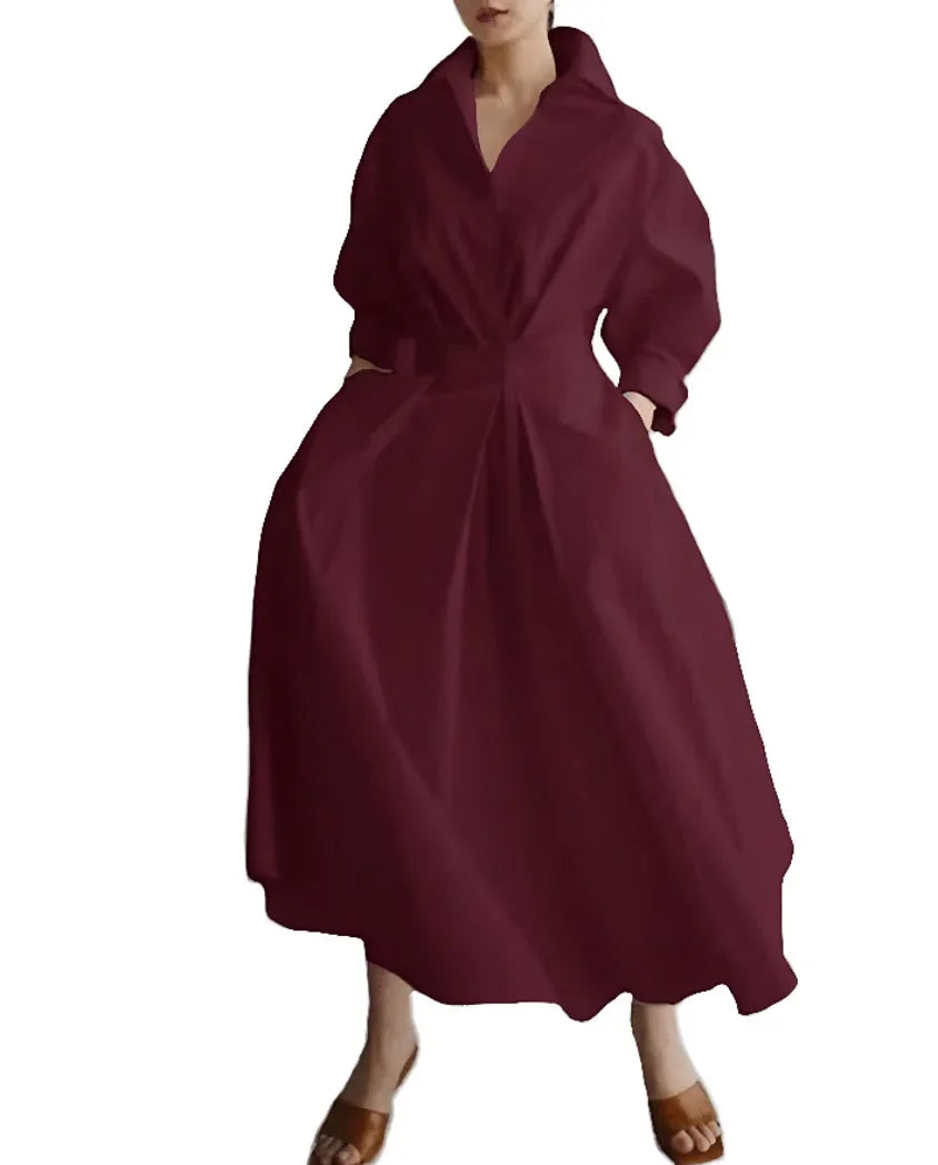 Sutton Manor Casual Long Sleeve Elastic Waist Printed