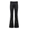 Hewitt Low-Rise PU Leather Flared Pants Solid Color Street Casual Fashion Versatile Trousers